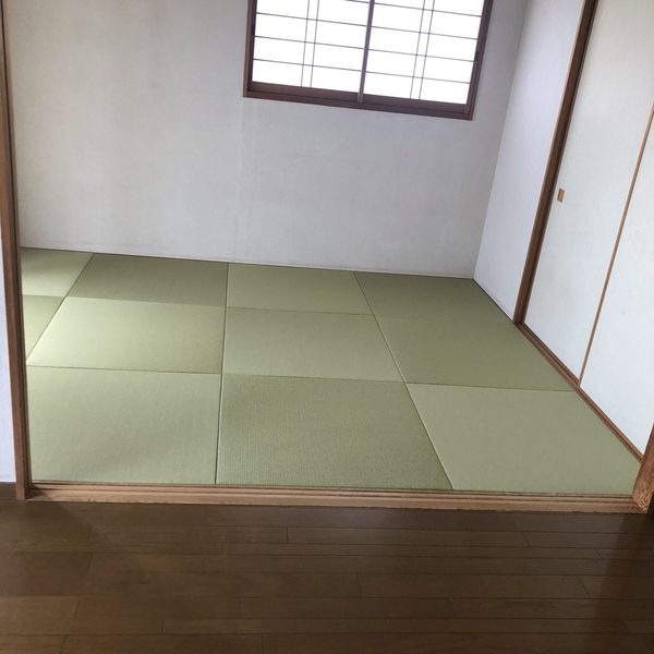 千葉市稲毛区のマンションで琉球調畳への交換と給湯器交換をさせていただきました。